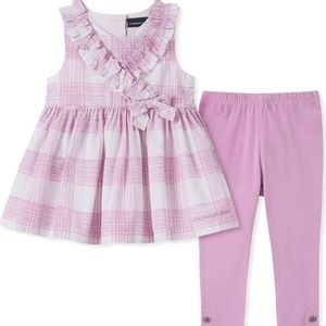 NWT-CALVIN KLEIN BABY GIRLS MATCHING OUTFIT SET